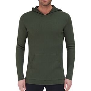 EFM-ENGINEERED FOR MOTION Converge Green Hooded Wool Pullover Sweater